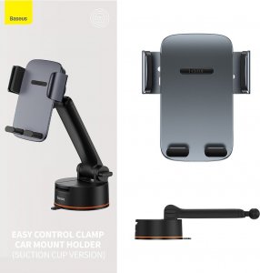 Baseus Uchwyt zaciskowy do samochodu Easy Control Pro 11