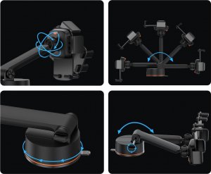 Baseus Uchwyt zaciskowy do samochodu Easy Control Pro 8