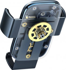 Baseus Uchwyt samochodowy grawitacyjny Baseus Metal Age II do okrągłej kratki (szary) 19