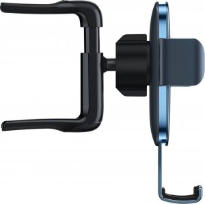 Baseus Uchwyt samochodowy grawitacyjny Baseus Metal Age II do okrągłej kratki (szary) 20