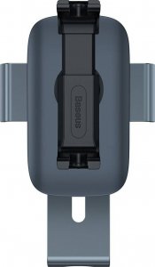 Baseus Uchwyt samochodowy grawitacyjny Baseus Metal Age II do okrągłej kratki (szary) 23