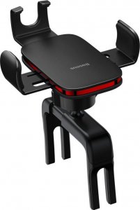 Baseus Uchwyt samochodowy grawitacyjny Baseus Metal Age II do okrągłej kratki (czarny) 18