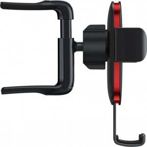 Baseus Uchwyt samochodowy grawitacyjny Baseus Metal Age II do okrągłej kratki (czarny) 20