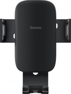 Baseus Uchwyt samochodowy grawitacyjny Baseus Metal Age II do okrągłej kratki (czarny) 24