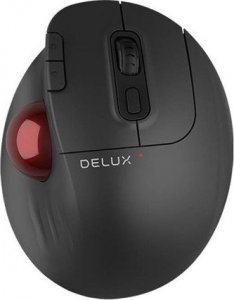 Mysz Delux Bezprzewodowa mysz pionowa Delux MT1 DB BT+2.4G (czarna) 1