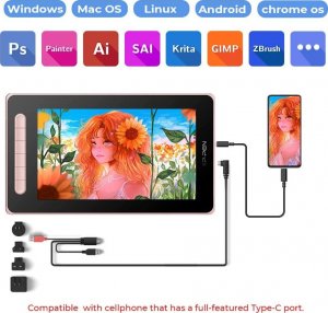 Tablet graficzny XP-Pen Tablet Graficzny Artist 10 2nd Pink 9