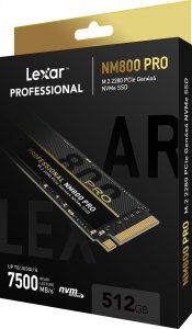 Dysk SSD Lexar Professional NM800 Pro 512GB M.2 2280 PCI-E x4 Gen4 NVMe (LNM800P512G-RNNNG) 7