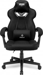 Fotel IMBA Seat Fotel gamingowy IMBA PRIEST II ( TKANINA BLACK ) 1