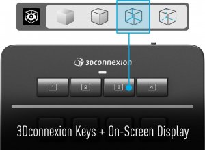 Klawiatura 3Dconnexion Bezprzewodowy Numpad Pro 3Dconnexion (oddzielny) 2