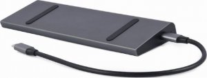 Stacja/replikator Gembird Adapter USB-C 9w1, HDMI, USB-C PD, VGA, DP, USBx3, Audio, LAN 4