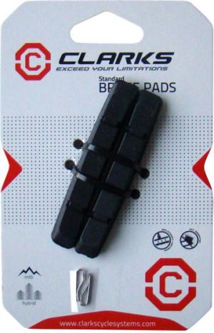Clarks Wkładki hamulcowe CLARK'S CP501 MTB (V-brake, Warunki Suche) 70mm czarne 2