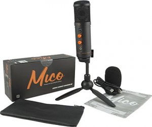 Mikrofon Monkey Banana Mico czarny USB cichy przycisk 2