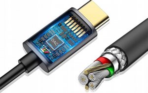 Adapter USB Przejściówka Adapter USB typ C do mini Jack 3.5mm 7