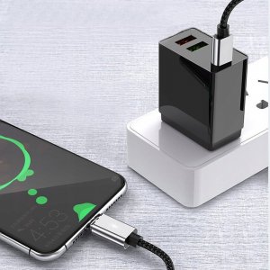 Kabel USB Topk USB-C - Magnetyczne 1.5 m Czarny (AN64) 8