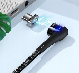 Kabel USB Topk USB-C - USB-C 1.5 m Czarny (AN62) 8