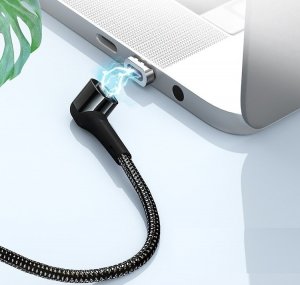 Kabel USB Topk USB-C - USB-C 1.5 m Czarny (AN62) 10