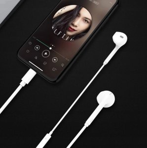 Słuchawki Topkkable Słuchawki przewodowe do Apple iPhone Lightning 8