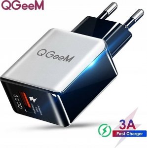 Ładowarka QGeeM Szybka ładowarka USB 20W Quick Charge QGeem QC3 6