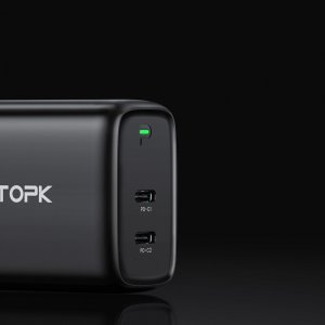 Ładowarka Topk Szybka Ładowarka sieciowa 2 x USB C PD 40W 4