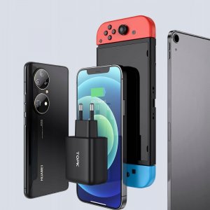 Ładowarka Topk Szybka Ładowarka sieciowa 2 x USB C PD 40W 8