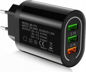 Ładowarka QGeeM Szybka ładowarka Sieciowa 3 porty Quick Charge QC3 2