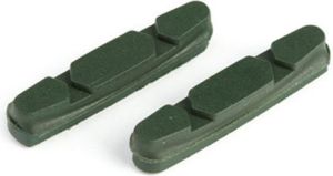 Clarks Wkładki hamulcowe CLARK'S CP231 SZOSA (Shimano, Campagnolo, Do obręczy ceramicznych) 52mm zielone 1