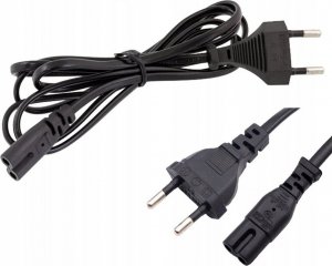 Kabel zasilający QGeeM Kabel zasilający Ósemka Radio TV konsola RTV 1,5m 2