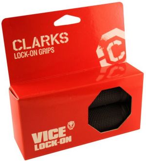 Clarks Chwyty kierownicy CLARK'S CLO201B LOCK-ON 130mm czarne klamry czarne 2