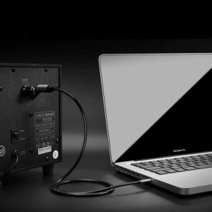 Kabel KABEL Aux Audio Mały Jack Duży Jack 3.5 to 6.35 10m 3