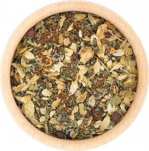 BRAT.PL Herbata na sen - Kołysanka Aniołów 50g WYJĄTKOWO WYCISZAJĄCA DZIKA RÓŻA, MELISA LEKARSKA, LAWENDA 2