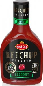 Roleski Ketchup Łagodny Premium 465g czysty skład ROLESKI 1