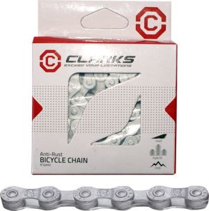 Clarks Łańcuch rowerowy YBN CL8 RB SHIMANO CAMPAGNOLO SRAM (8 Biegów, 1/2"x3/32", 116ogniw, 7.1mm, spinka do łańcucha) Antykorozyjny 1