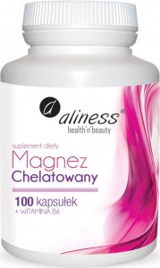 Aliness Magnez CHELATOWANY 560 mg + Wit B6 100kaps ALINESS 1