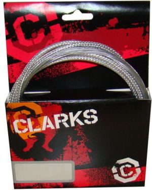 Clarks Zestaw hamulcowy CLARK'S PRE LUBE CARBON Mtb pancerz srebrny karbon 1