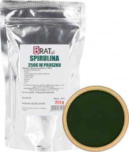 BRAT.PL Spirulina w PROSZKU 250g anemia, odporność od BRAT 1