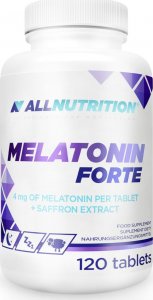 ALLNUTRITION Allnutrition Melatonina Forte 120 tabletek szafran SEN 1