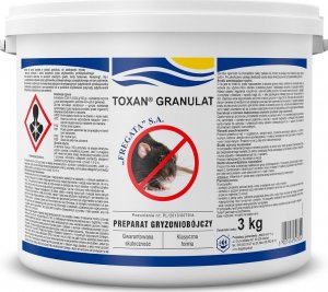 Fregata Trutka Na Szczury Granulat Toxan 3kg 1