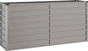 vidaXL vidaXL Donica ogrodowa, szara, 160x40x77 cm, stal kortenowska 2
