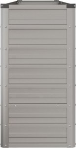 vidaXL Donica ogrodowa, szara, 240x40x77 cm, stal kortenowska 5