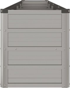 vidaXL vidaXL Donica ogrodowa, szara, 320x40x45 cm, stal kortenowska 5