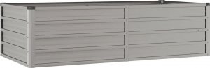 vidaXL vidaXL Donica ogrodowa, szara, 160x80x45 cm, stal kortenowska 2