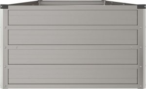 vidaXL Donica ogrodowa, szara, 240x80x45 cm, stal kortenowska 5