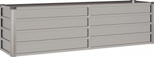 vidaXL vidaXL Donica ogrodowa, szara, 160x40x45 cm, stal kortenowska 2