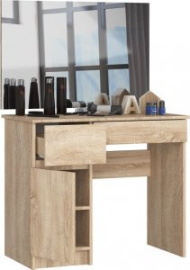 Fabryka Mebli Akord TOALETKA KOSMETYCZNA Z LUSTREM P-2/SL 900x600 LEWA DĄB SONOMA 2