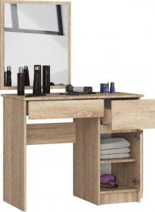 Fabryka Mebli Akord TOALETKA KOSMETYCZNA Z LUSTREM P-2/SL 500x600 PRAWA DĄB SONOMA 2