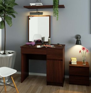 Fabryka Mebli Akord TOALETKA KOSMETYCZNA Z LUSTREM P-2/SL 500x600 PRAWA WENGE 6