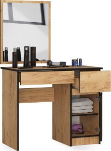 Fabryka Mebli Akord TOALETKA KOSMETYCZNA Z LUSTREM P-2/SL 500x600 PRAWA DĄB CRAFT 2
