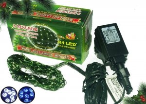 Lampki choinkowe Okej Lux 144 LED niebieskie 6