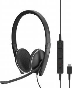 Słuchawki Sennheiser Słuchawki USB do komputera i smartfonu - Sennheiser SC 165 USB-C 6
