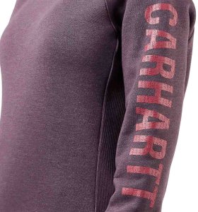 Carhartt Bluza Clarksburg Graphic Sweatsh Berry 3